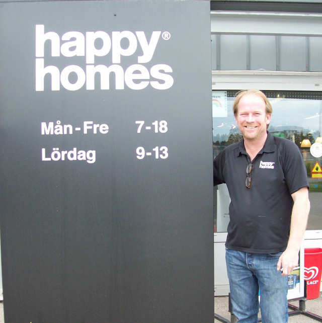 Per Lindholm, Sandviken, aktieägare i Happy Homes Sverige AB.