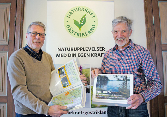Jan-Ola Bergström och Dennis Nordström som driver föreningen Naturkraft Gästrikland.