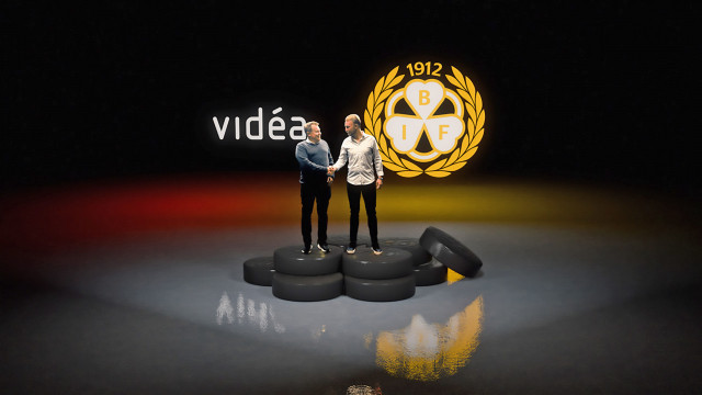 Vidéa och Brynäs IF i nytt samarbete - skall bygga en virtuell Monitor ERP Arena.