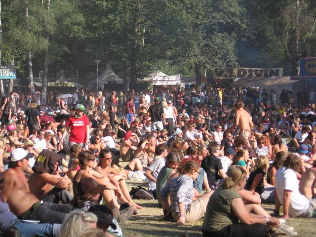 Festivalstämning på Hultsfred