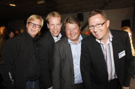 Kenneth Levin, Jonas Bergqvist, Peter Moberg och Anders Björkman är beredda att ge järnet för LRF Konsult i Gävle