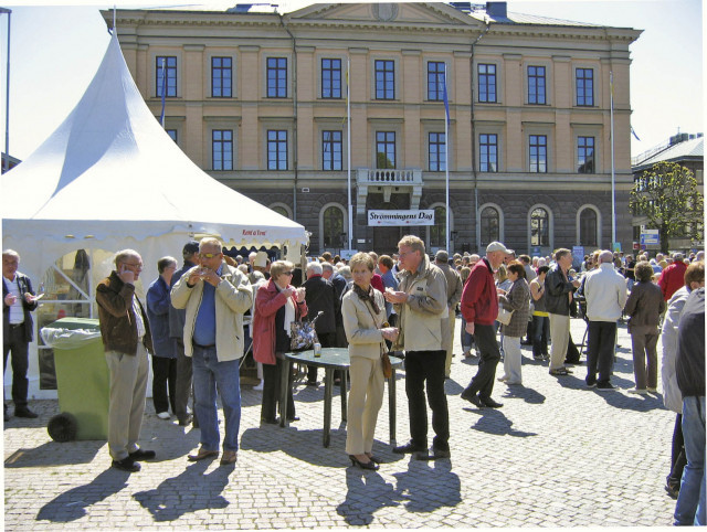 Populära Strömmingens Dag i Gävle.