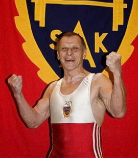 Arne Norrback, legendarisk tyngdlyftare från Sandviken.