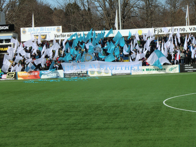 Sky Blues ordnade tifo