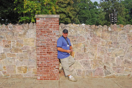 Jag har gått på kinesiska muren - men Gracelands mur var större - på ett annat sätt!