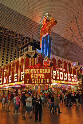 The cowboy, Pioneer, Las Vegas.