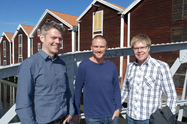 KonfigDesign, ett företag i Hudiksvall som växer, med Max Kinnander, Andreas B Hallberg och Per-Erik Eriksson.