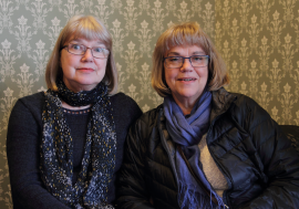 Britt-Louice Andersson och Marianne Lööf från Hudiksvall. Foto: Madeleine Engberg
