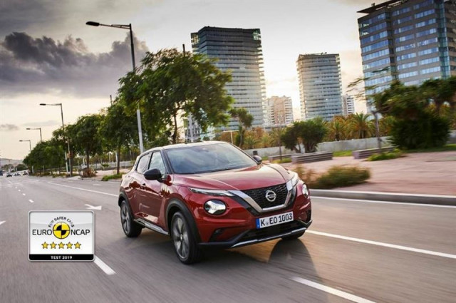 Nya Nissan JUKE får 5 stjärnor i Euro NCAP 2019