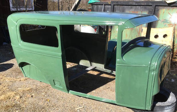 Hotrodkaross Ford 31 Tudor two-door sedan.