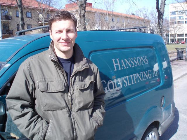 Jens Hansson, Hanssons Golvslipning, Sandviken