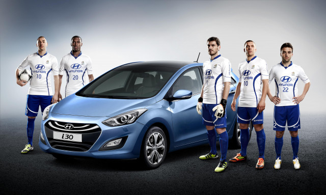 TEAM HYUNDAI fotbollsspelare blir Hyundai ambassadörer