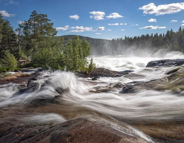 Storforsen, Norrbotten. Fotograf: Anders Magnor