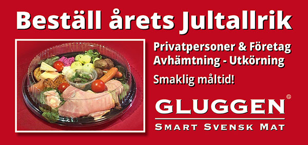 Gluggen Jultallrik