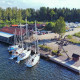 Ta båten till Axmar Brygga i sommar