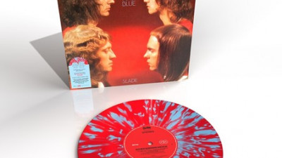 Slade släpper splattervinyl av albumet Old New Borrowed And Blue