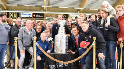 Stanley Cup-pokalen hemma i Gävle