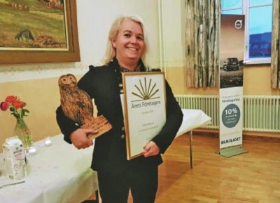 Sofie Almkvist blev Årets företagare i Ockelbo