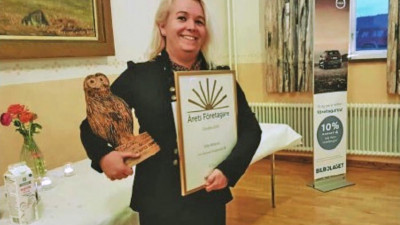 Sofie Almkvist blev Årets företagare i Ockelbo