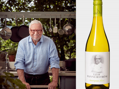 Mästerkocken Leif Mannerström lanserar eget vin inför sommaren