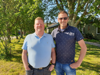 Lars Hallenberg och Cornelis Schrieken nya delägare på Sörby Handelsträdgård i Gävle.